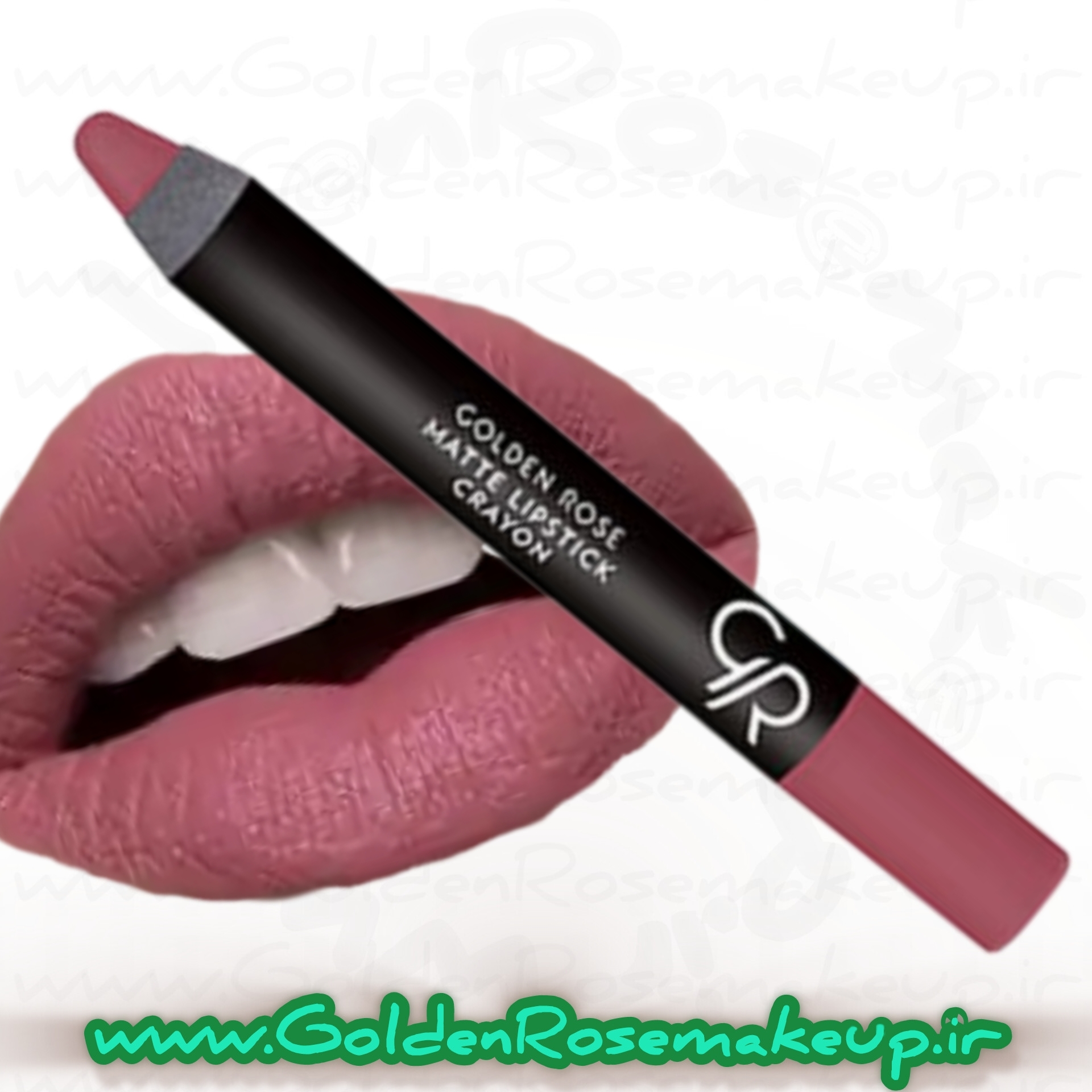 رژلب مدادی کرایون مات Crayon گلدن رز شماره 22