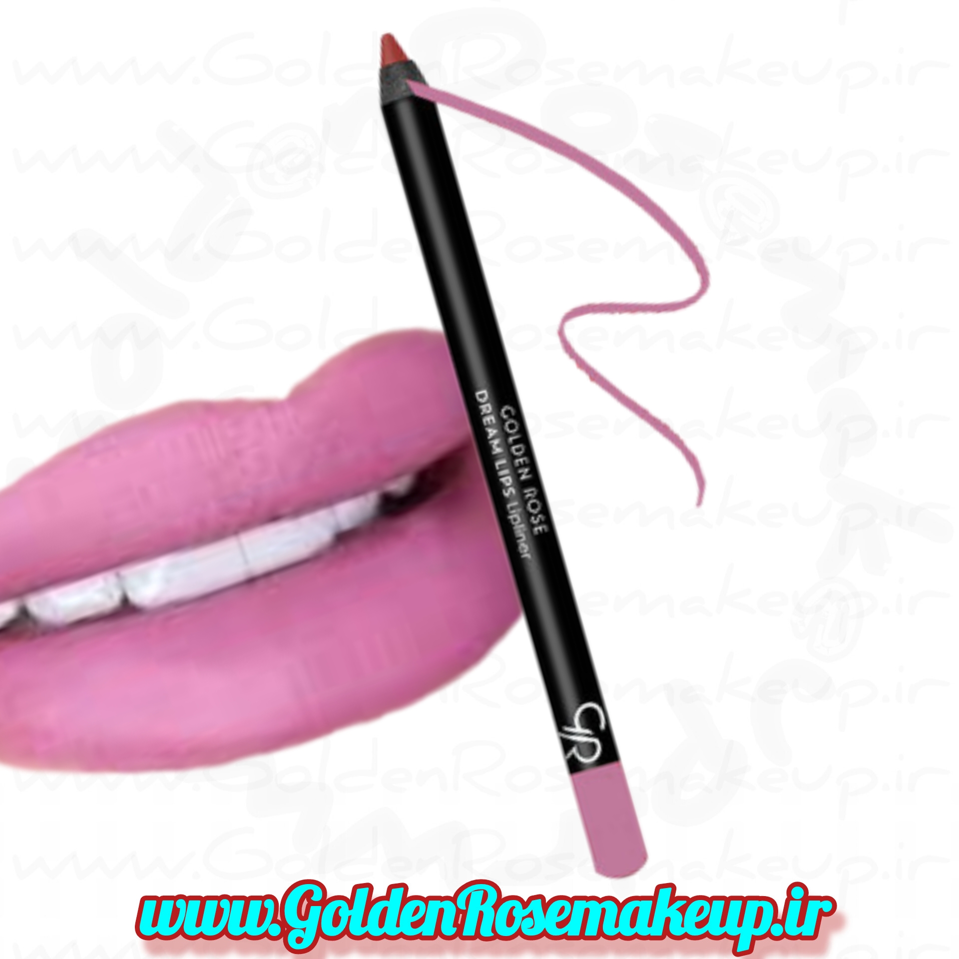 مداد لب دریم گلدن رز خاصیت استفاده به جای رژلب مدل Dream Lips شماره 535