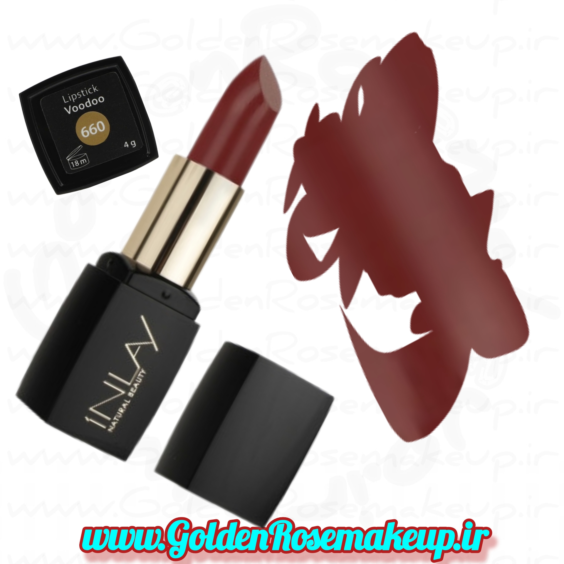 رژلب جامد این لی مدل Voodoo شماره 660