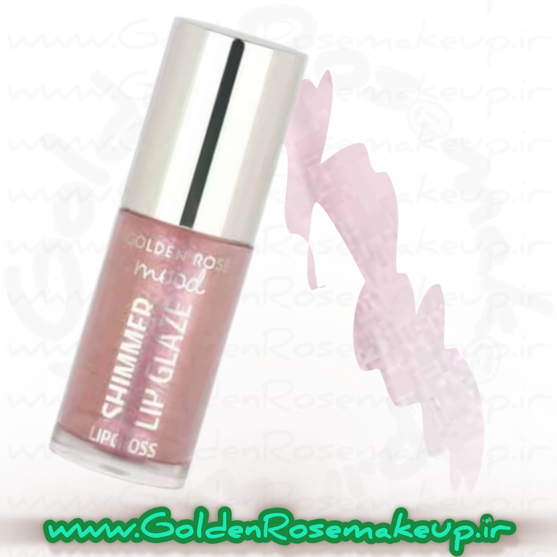 رژلب مایع لیپ گلس شاین دار مود گلدن رز  مدل Shimmer Lip Glaze رنگ Bubble Pink شماره 251