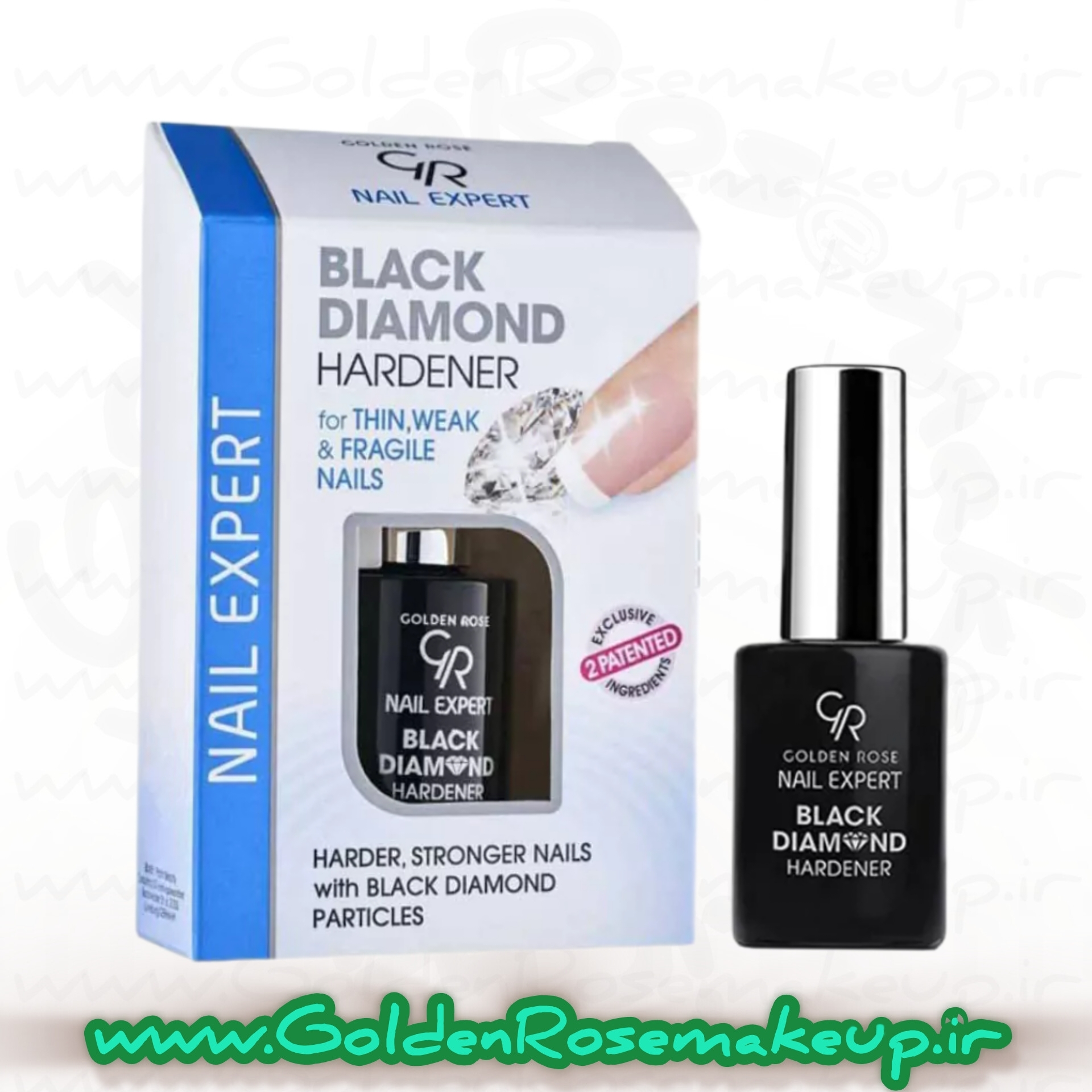لاک تقویت کننده ناخن گلدن رز سفت کننده مدل Nail Hardener