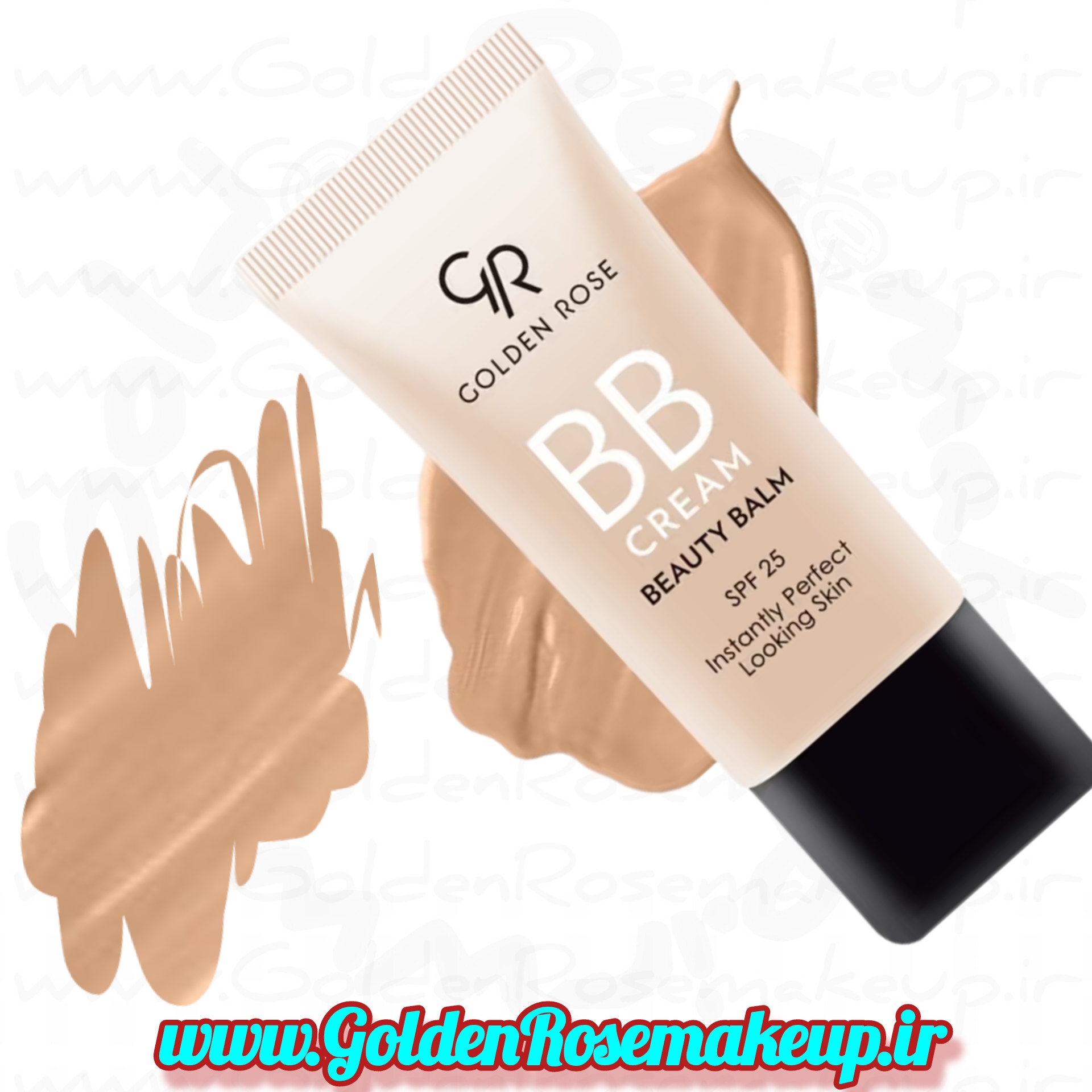 کرم پودر BB گلدن رز خاصیت ضدچروک و SPF25 شماره 05 حجم 30 میلی لیتر
