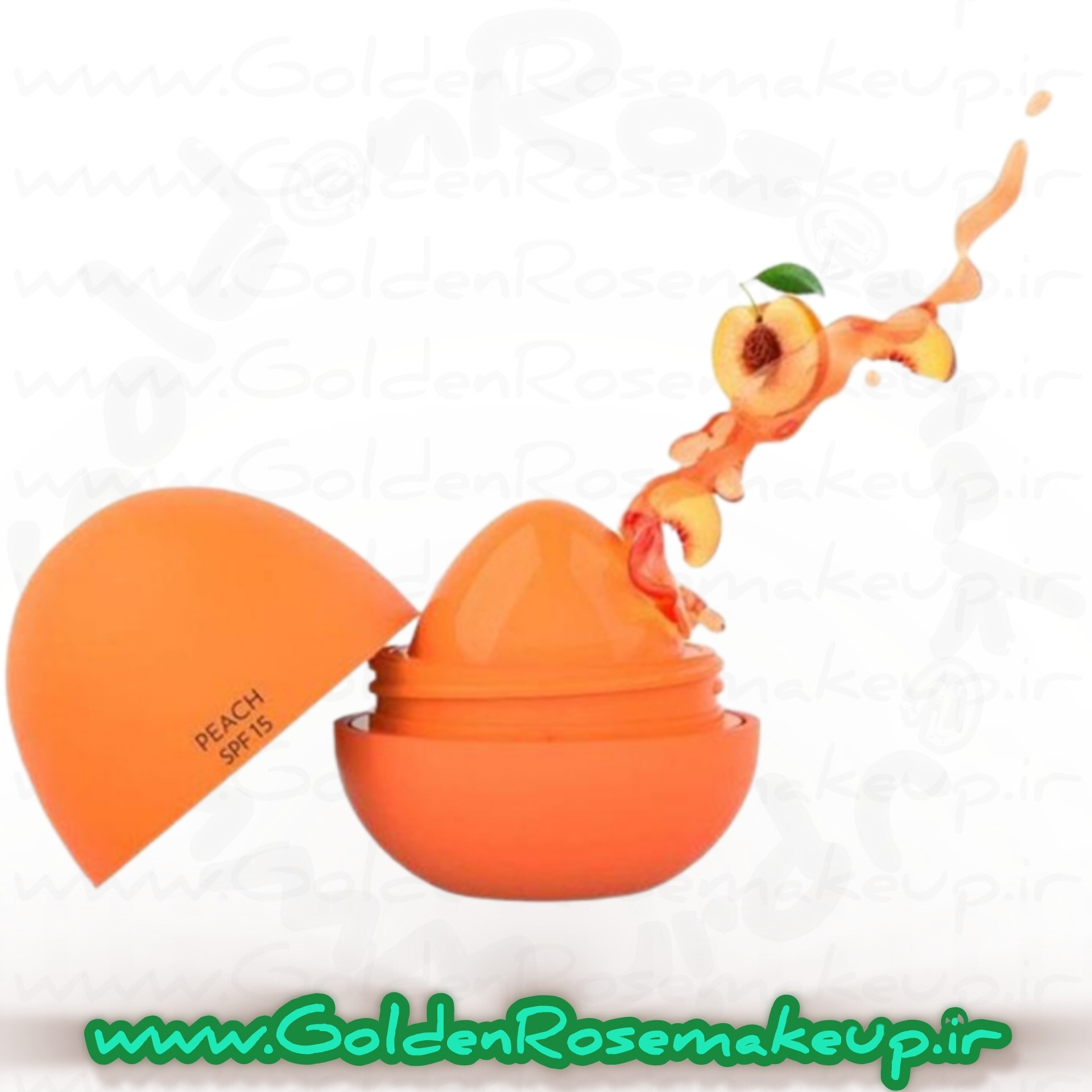 کره و بالم لب گلدن رز هلو مدل PEACH