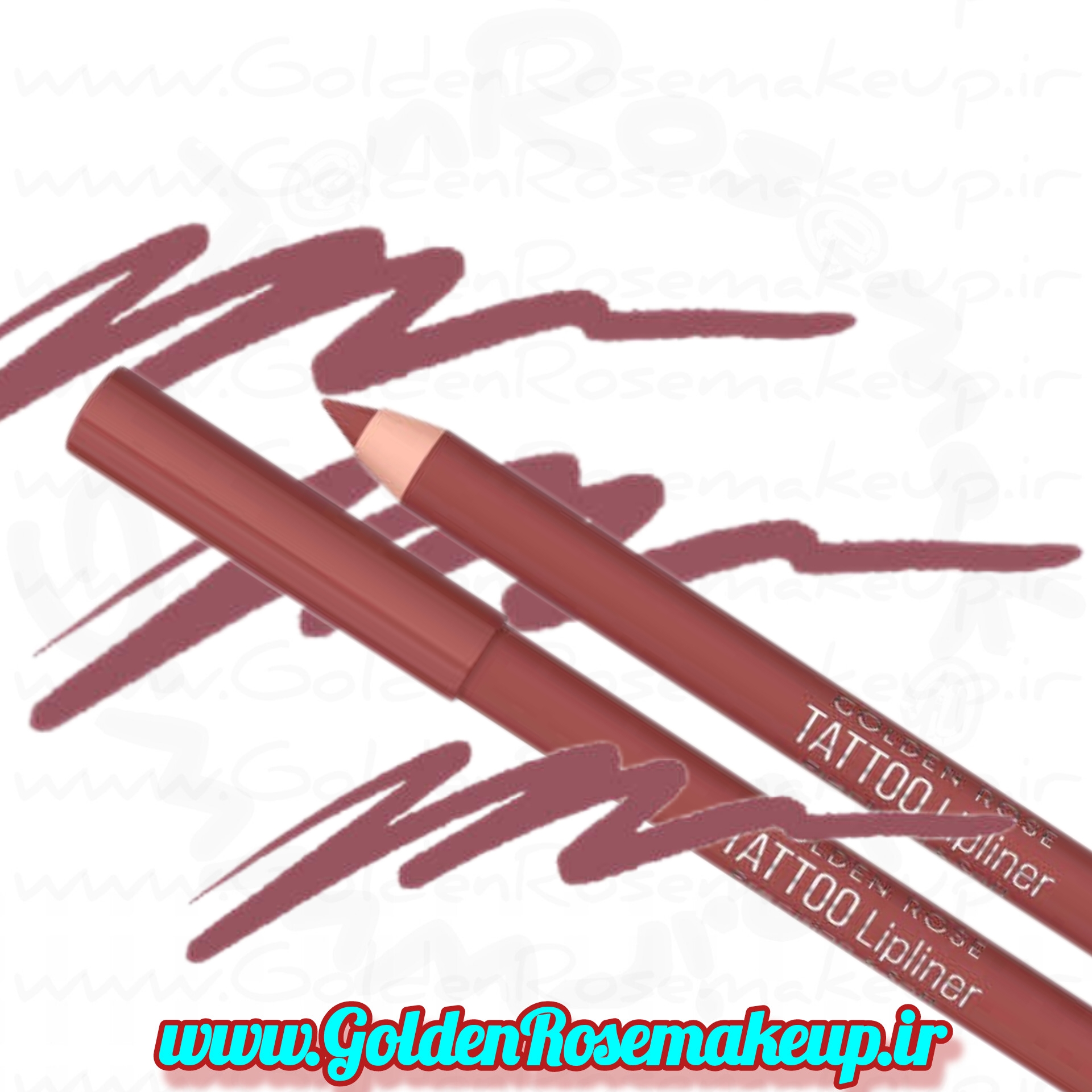 مداد لب تتو ژل ضد آب گلدن رز مدل TATTOO GEL  رنگ هلویی شماره 216