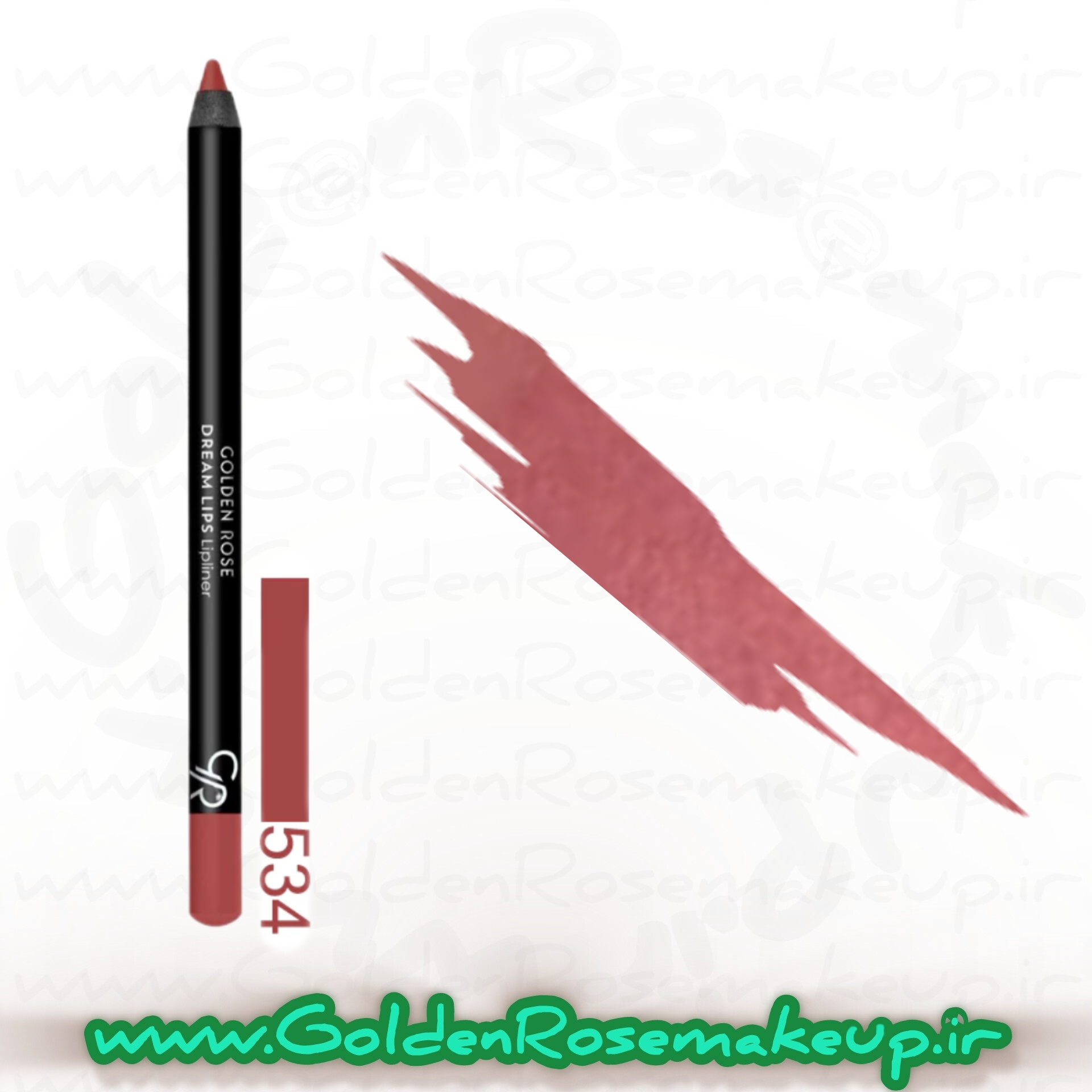 مداد لب دریم گلدن رز خاصیت استفاده به جای رژلب مدل Dream Lips شماره 534