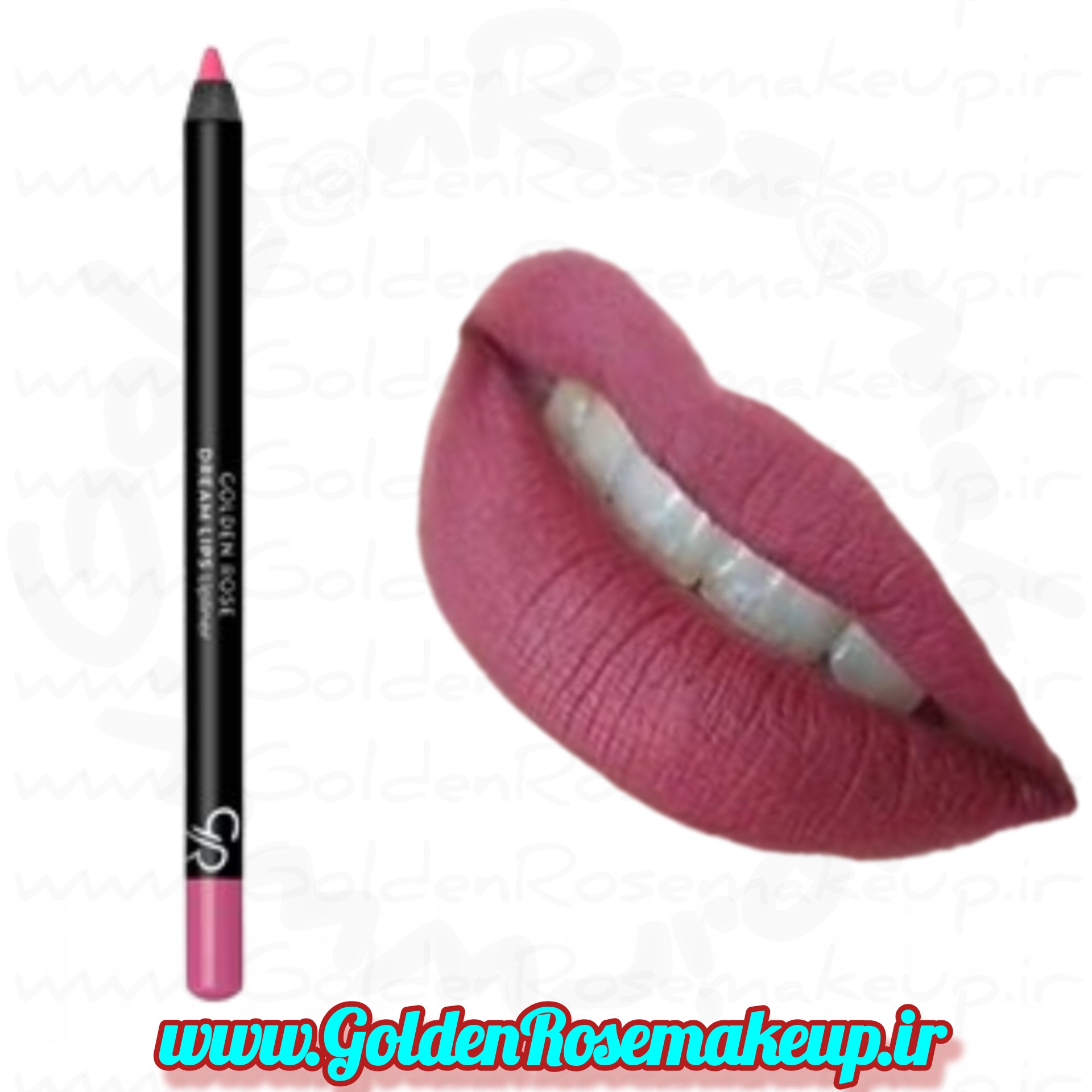 مداد لب دریم گلدن رز خاصیت استفاده به جای رژلب مدل Dream Lips شماره 508