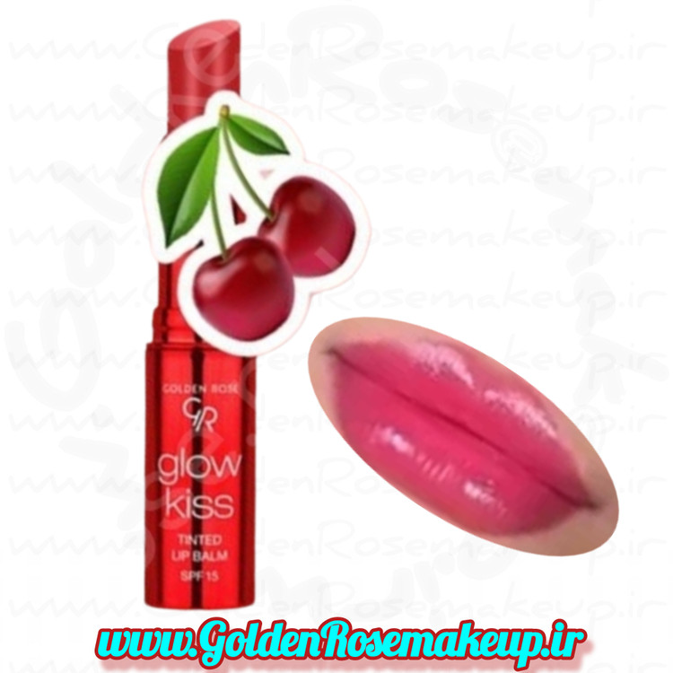 محافظ لب تینت جامد و بالم گلدن رز آب گیلاس مدل TINTED شماره 05