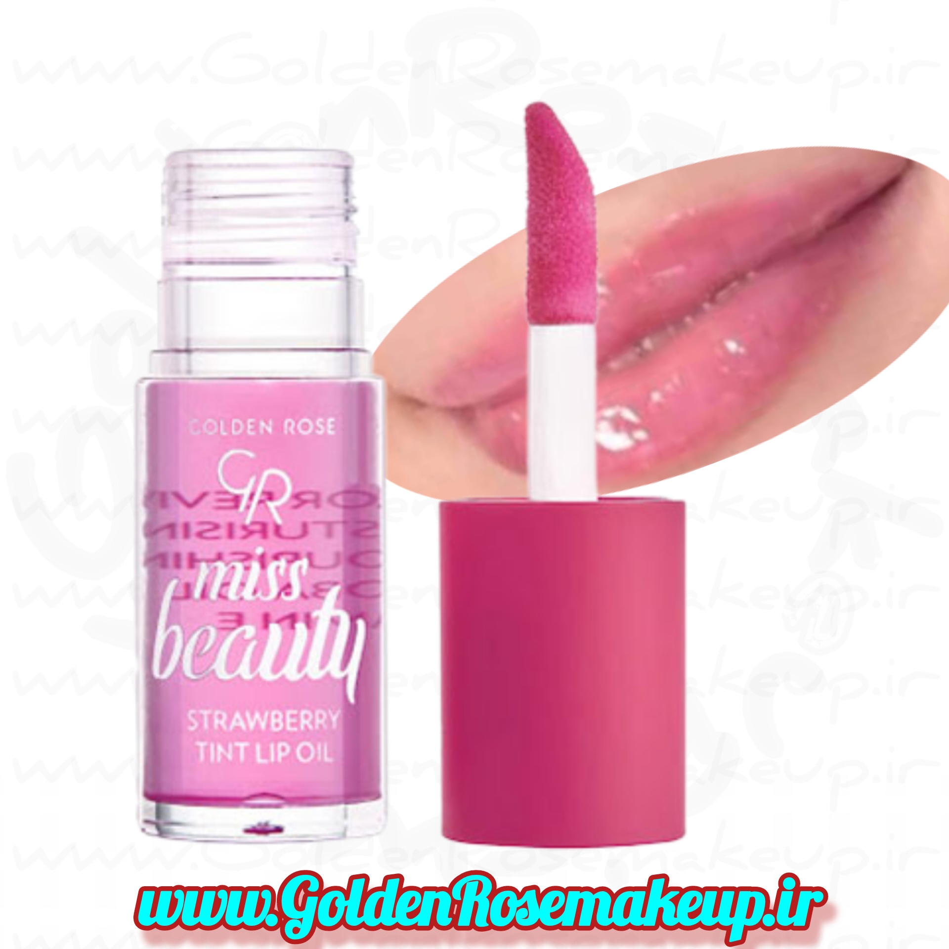 تینت لب گلدن رز مدل اویل Tint_Straw_berry شماره ۰۱