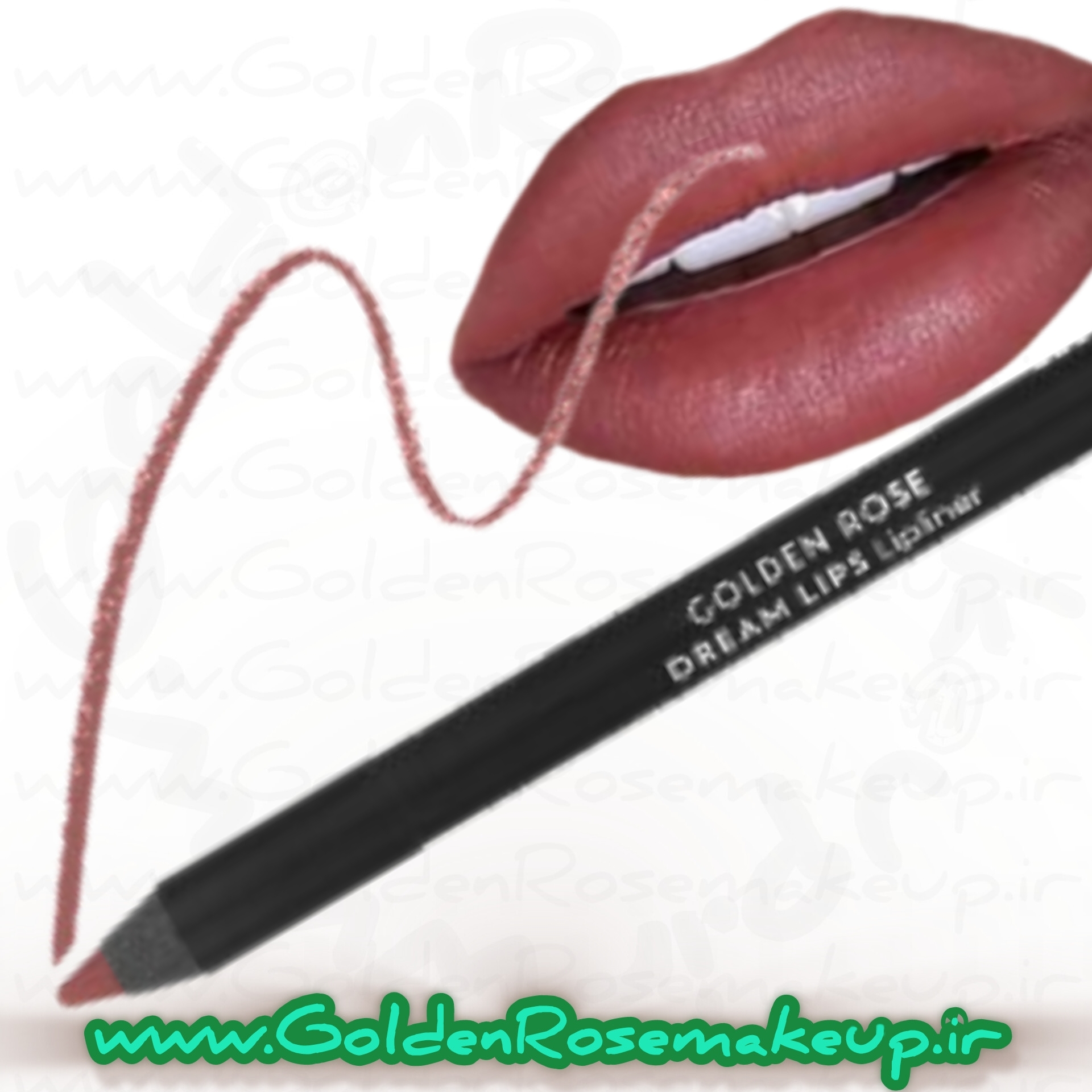مداد لب دریم گلدن رز خاصیت استفاده به جای رژلب مدل Dream Lips شماره 504