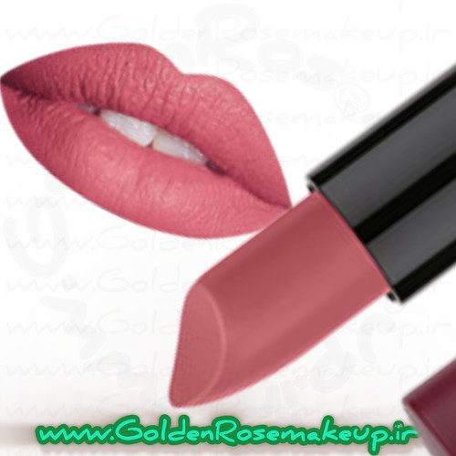 رژلب جامد مات گلدن رز شماره 12 کالباسی سرد و شیک ولوت مدل Velvet