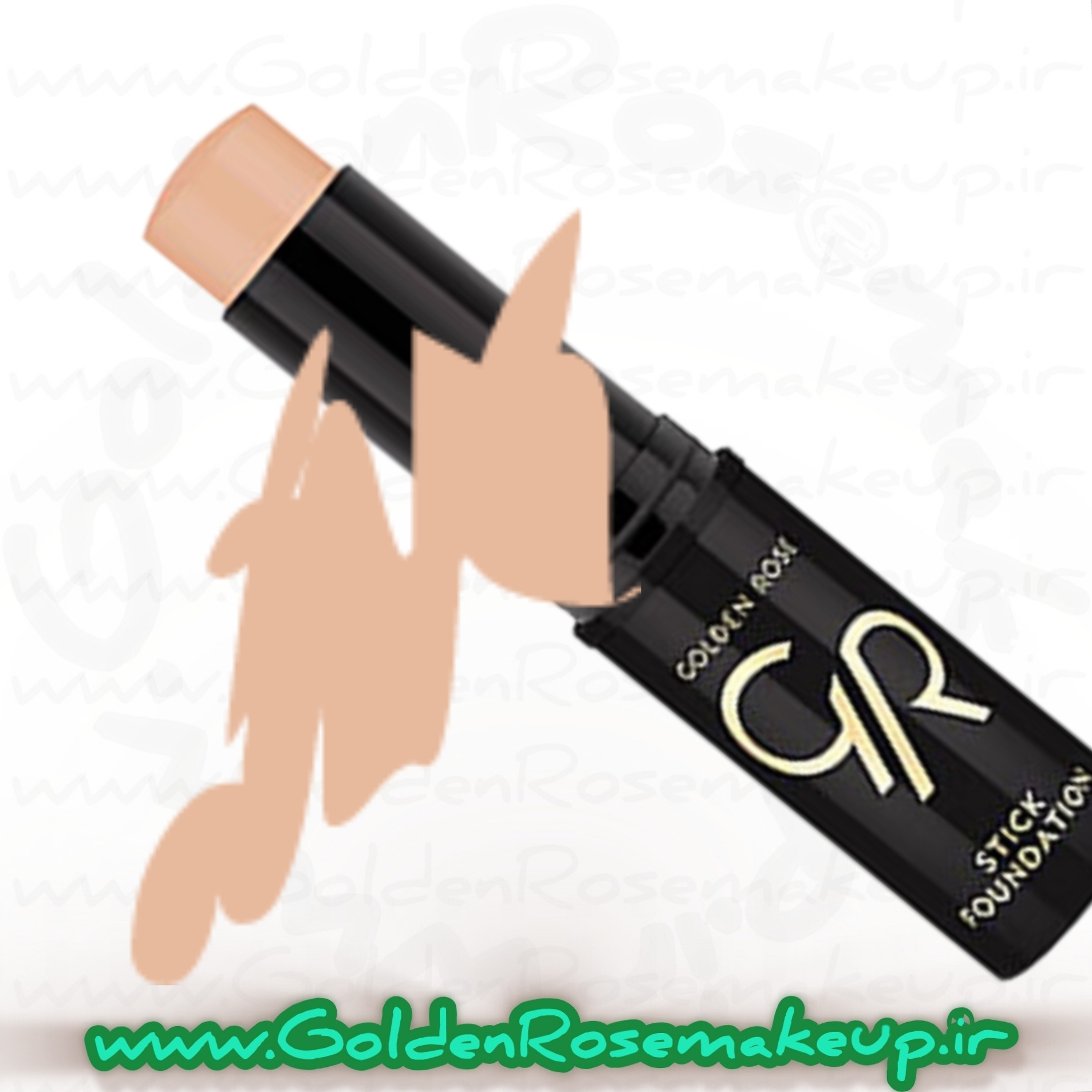کرم پودر ماتیکی گلدن رز مدل Stick شماره 05
